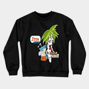 juice and rolling bob/ real clouds Crewneck Sweatshirt